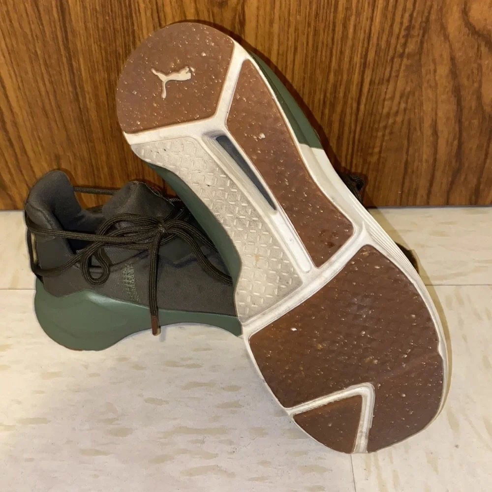 Puma: Army Green Puma Fierce VR Ropes Women Training Sneakers Size 6 Women - Picture 5 of 7